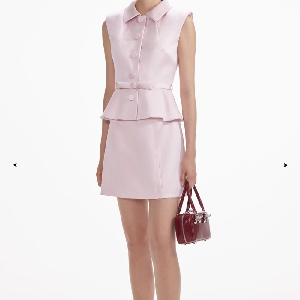 Self Portrait $465 Satin Dress
